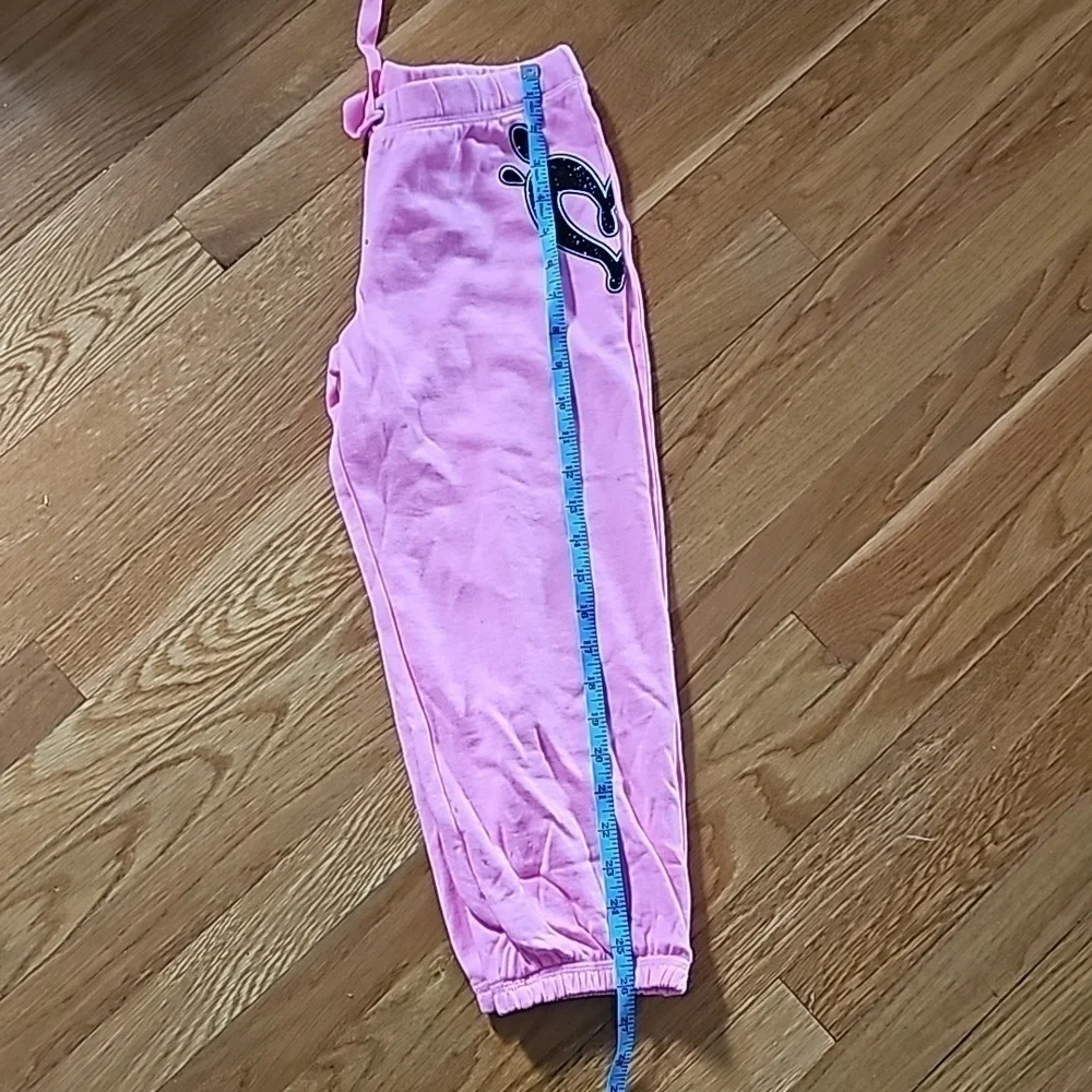 NWOT Justice PINK Heart Sweatpants size 12 NEW